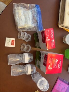 Playtex Clear Baby Bottles with/drop-in liners (4 oz bottles)